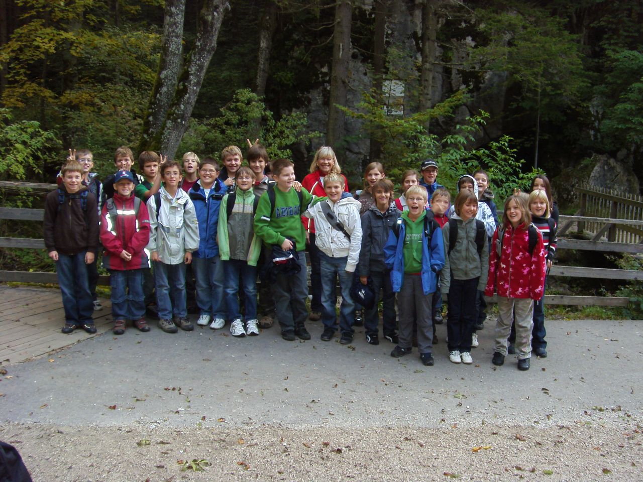 Wandertag der 1a zu den Myrafällen