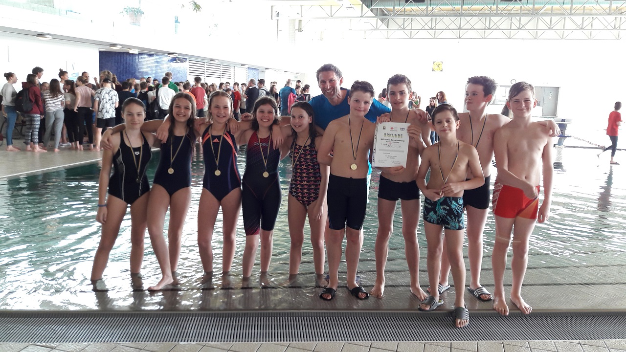 Erfolg beim NÖ-Schulschwimmcup