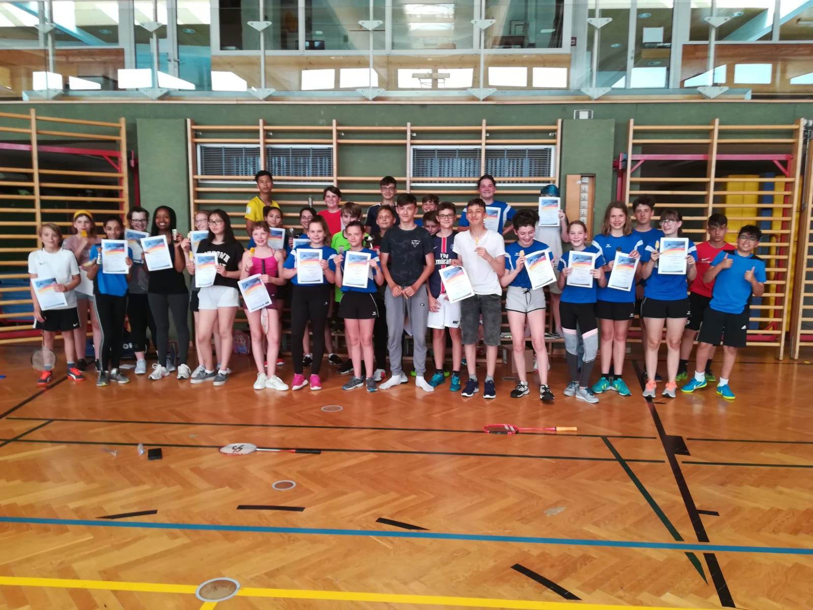 Badminton-Freundschaftsturnier