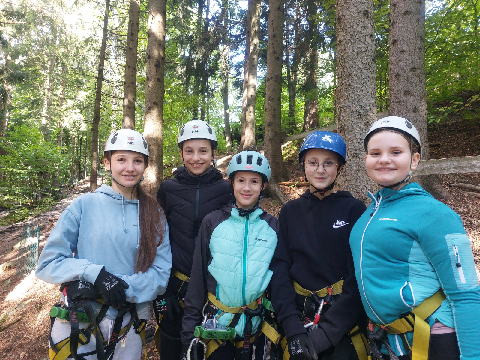 Abenteuer im Kletterpark – Exkursion der 3B und 3F