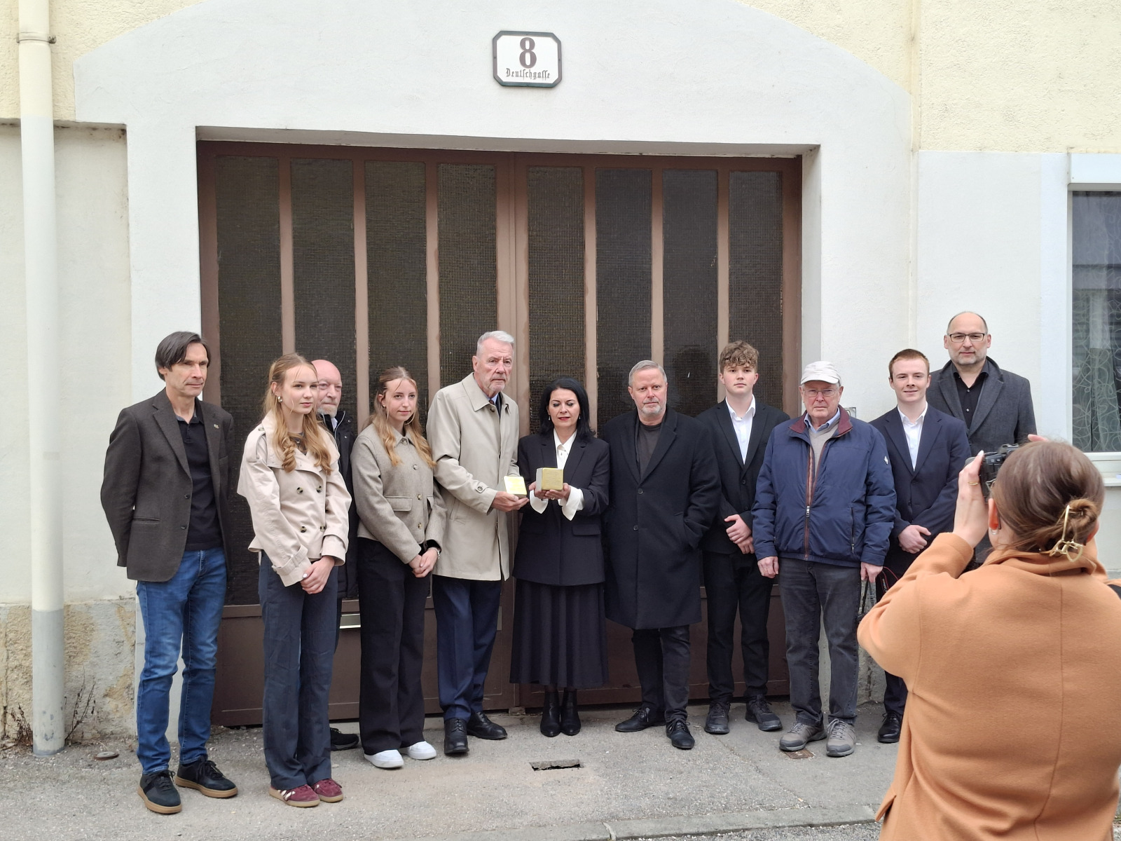 „Stolperstein“-Verlegung mit BRG-Schüler*innen